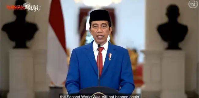 Di Sidang Umum PBB, Jokowi: Indonesia Bertekad Terus Berkontribusi Bagi Perdamaian Dunia