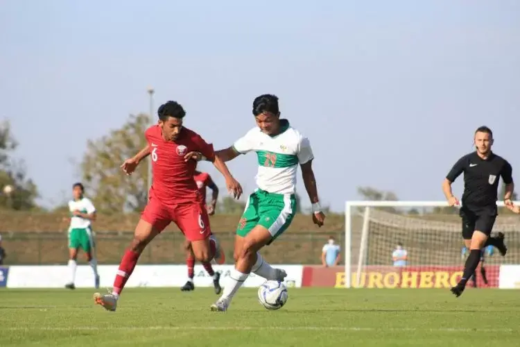 Gol Unik Tercipta saat Laga Timnas Indonesia U-19 Melawan Timnas Qatar U-19