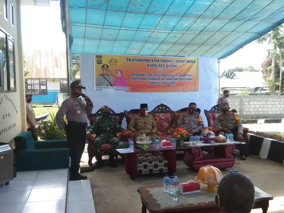 Kunker di Siotapina, Kapolres Buton Serap Keluhan Masyarakat