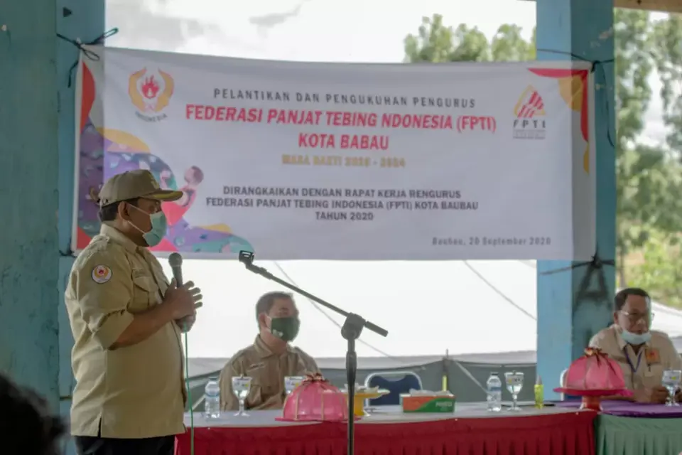 FPTI Baubau Berencana Bangun Prasarana Latihan Panjat Tebing di Kotamara
