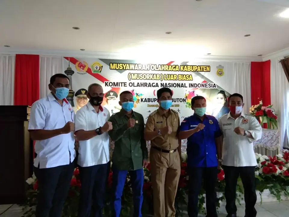 Terpilih Aklamasi Jadi Ketua KONI, Syamsir Siri Ikrami Minta Dukungan Wujudkan Buton Jadi Tuan Rumah Porprov 2022
