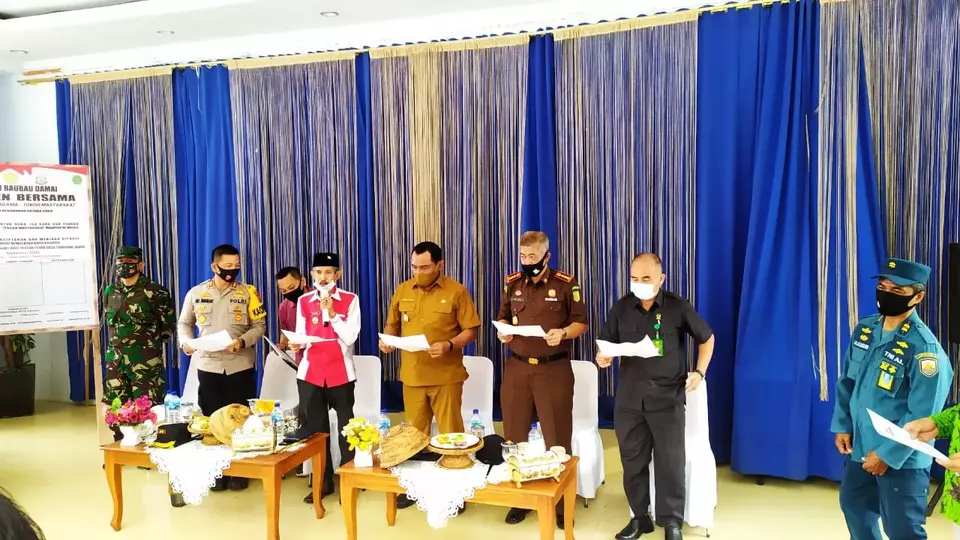 Hindari Konflik SARA, Pemkot Baubau Gelar Deklarasi Damai
