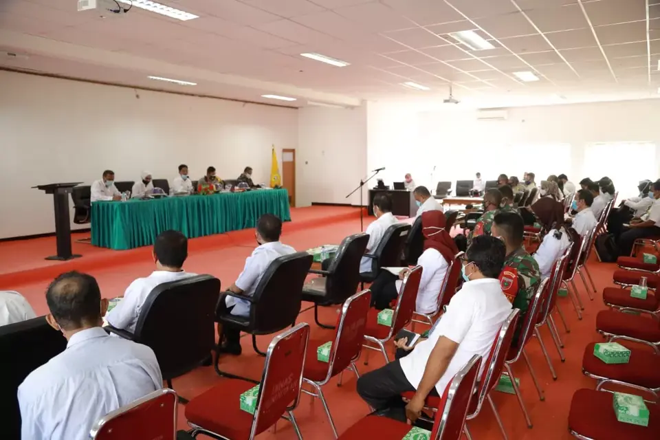 Pemkab Buton Evaluasi Penanganan Covid-19