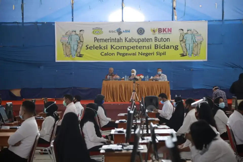 Buka Ujian SKB CPNS 2019, Wabup Buton Harap Peserta Ikuti Seleksi Dengan jujur