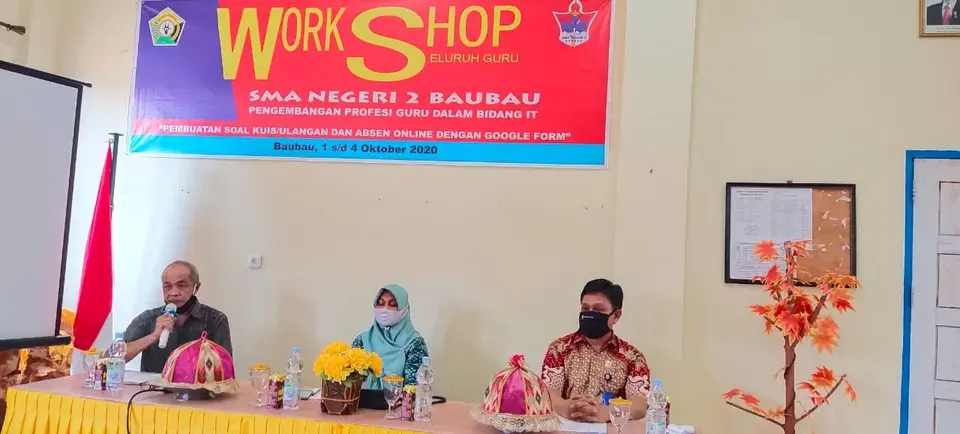 Workshop Virtual, SMAN 2 Baubau Datangkan Pembicara Internasional
