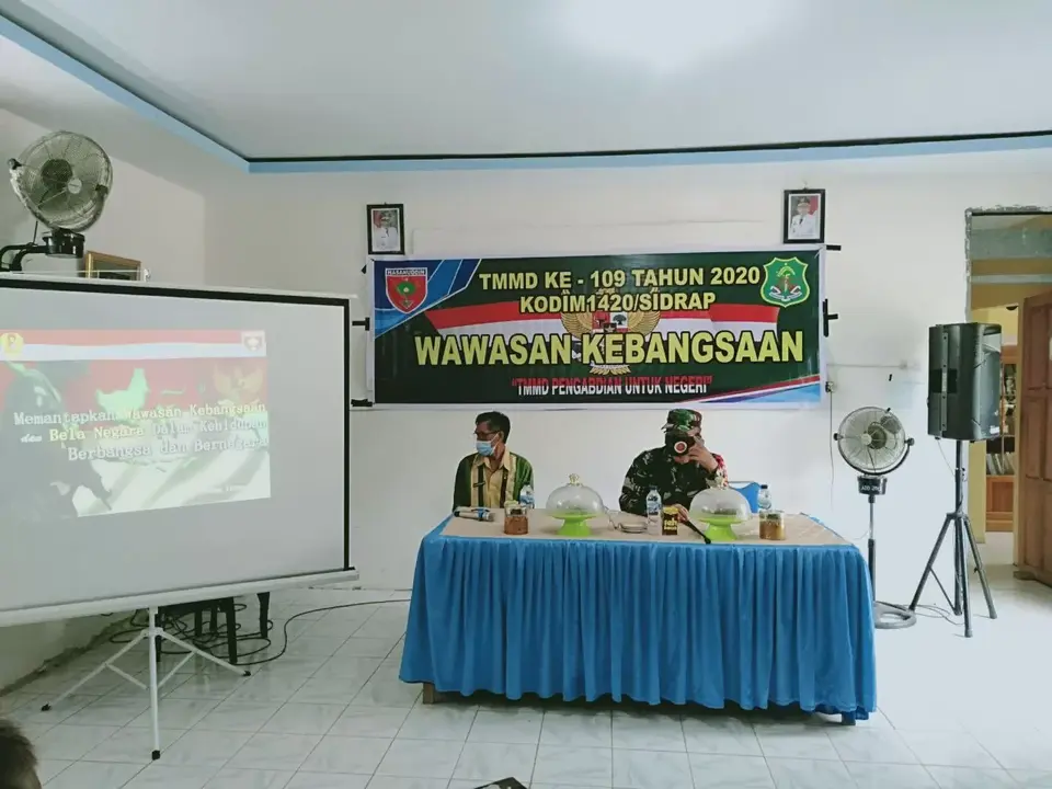 Bekali Warga, Satgas TMMD Gelar Wawasan Kebangsaan
