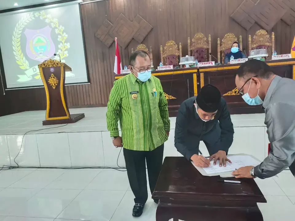 DPRD Butur Gelar Paripurna Penandatanganan Nota Kesepakatan KUA-PPAS
