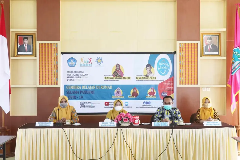 Tingkatkan Minat Belajar Anak, Bunda PAUD Kendari Gelar Seminar Kelas Orang Tua