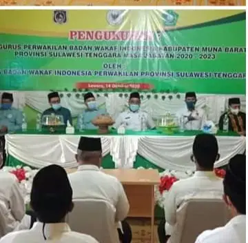 Pengurus Badan Wakaf Indonesia Mubar Resmi Dikukuhkan