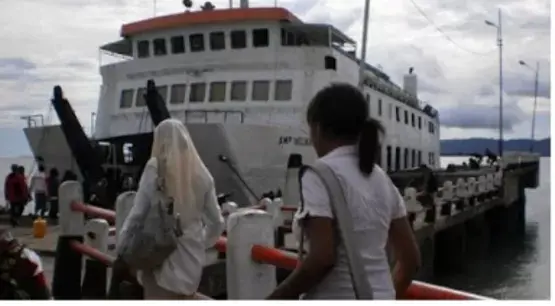 Pengoperasian Perdana Kapal Feri Rute Tondasi - Torobulu Dipadati Penumpang