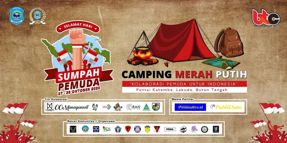 Peringati Hari Sumpah Pemuda, Pemuda Buteng akan Bentangkan Bendera 92 meter