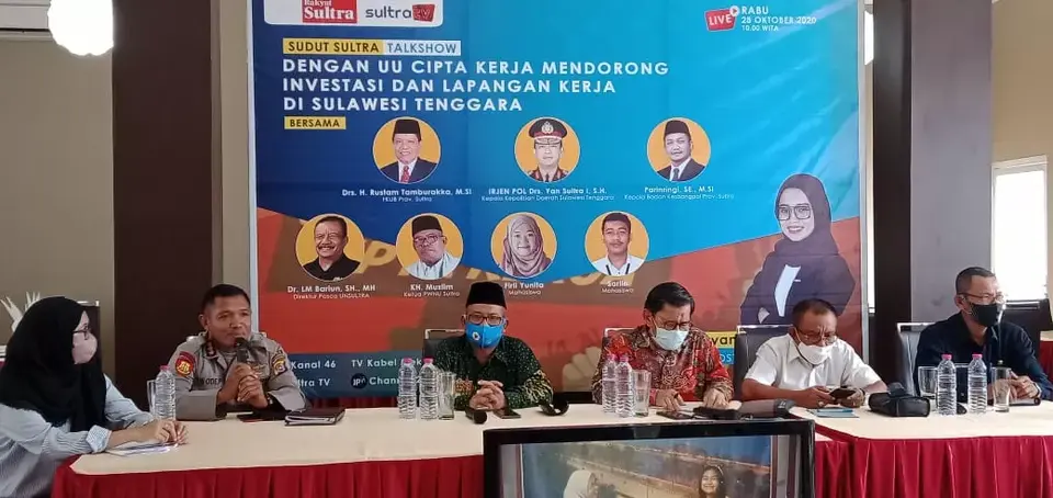 UU Cipta Kerja Mendorong Investasi di Sultra
