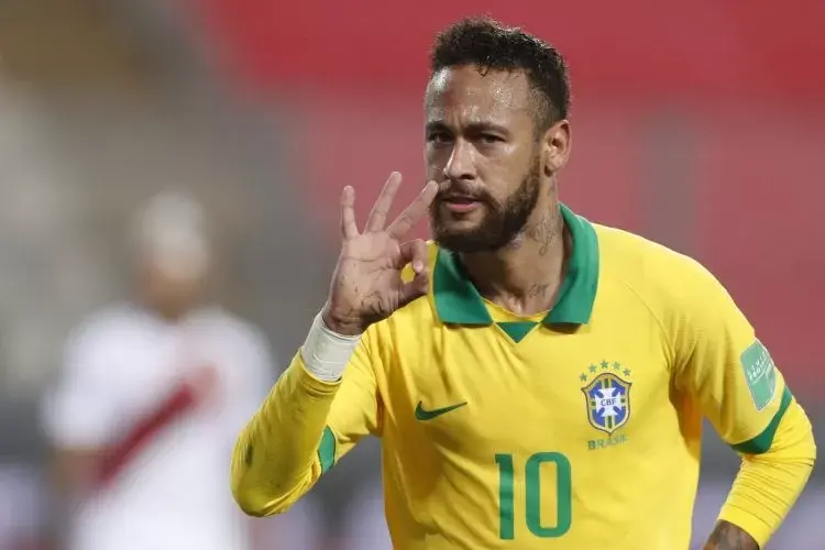 Brasil vs Peru, Neymar Cetak Tiga Gol
