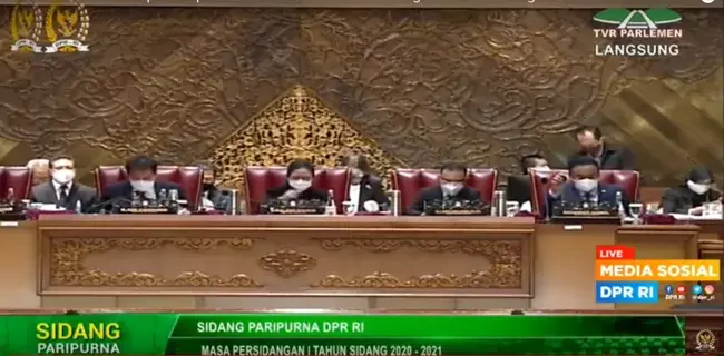 Alasan Pandemi Covid-19, DPR Mendadak Gelar Paripurna Pengesahan RUU Omnibus Law Cipta Kerja