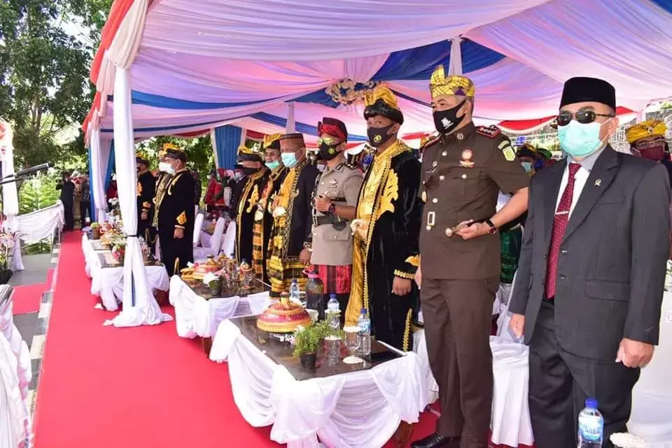 Pelaksanaan Upacara HUT Kota Baubau Berlangsung Hikmat di Tengah Pandemi