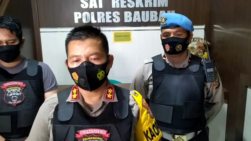 Polisi Amankan 8 orang Terduga Pelaku Kericuhan di Baubau