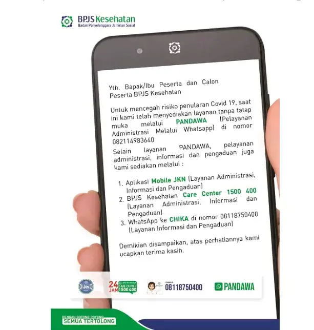 Alihkan Layanan Konvensional ke Digital, BPJS Kesehatan Pastikan Pelayanan Tetap Optimal