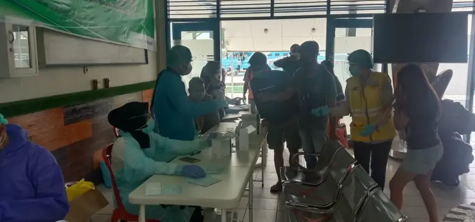 KKP Kendari Tegaskan Penumpang Kantongi Surat Non Reaktif Covid-19