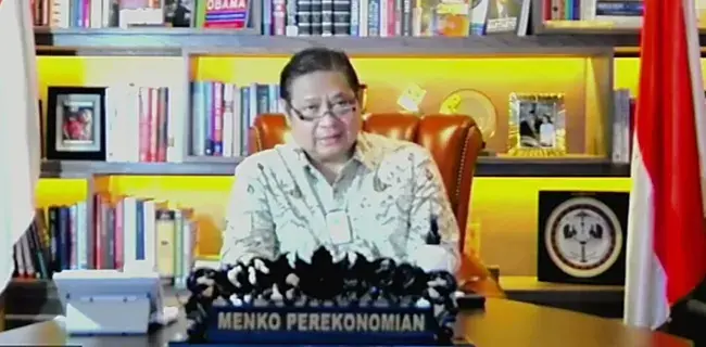 Airlangga Hartarto Klaim Ekonomi Nasional Tahun 2021 Akan Tumbuh Positif