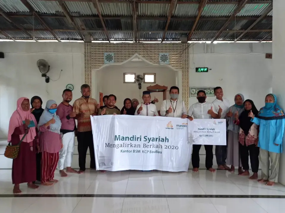Bank Syariah Mandiri Baubau Gelar Program Mengalirkan Berkah untuk Umat