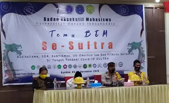 Hadiri Pertemuan BEM se-Sultra, Ini Pesan Wali Kota Baubau