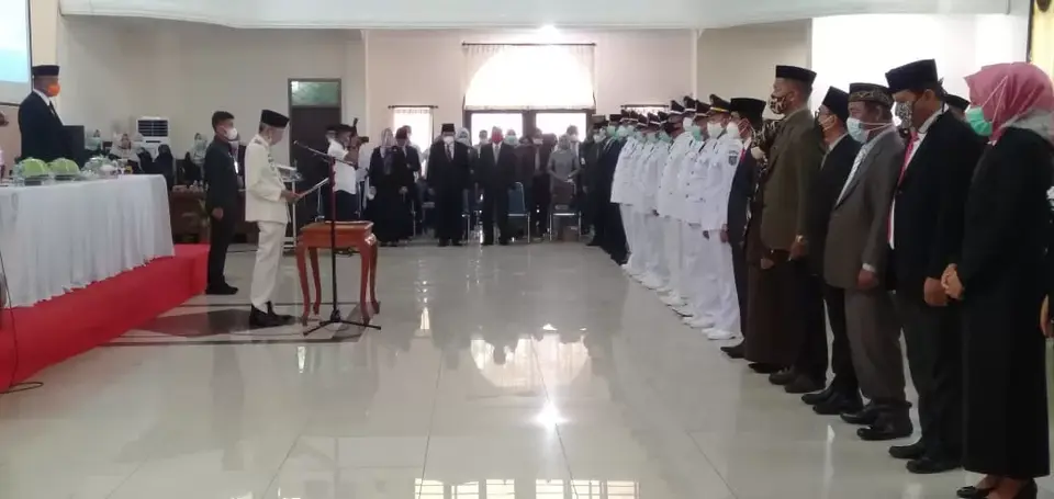 Lagi, Wali Kota Baubau Lantik 94 Pejabat Baru, Ali Hasan Jabat Kadis Perindag