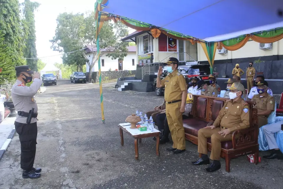 La Bakry Pimpin Apel Gelar Pasukan, Oprasi Lilin Anoa di Wilayah Hukum Polres Buton Dimulai