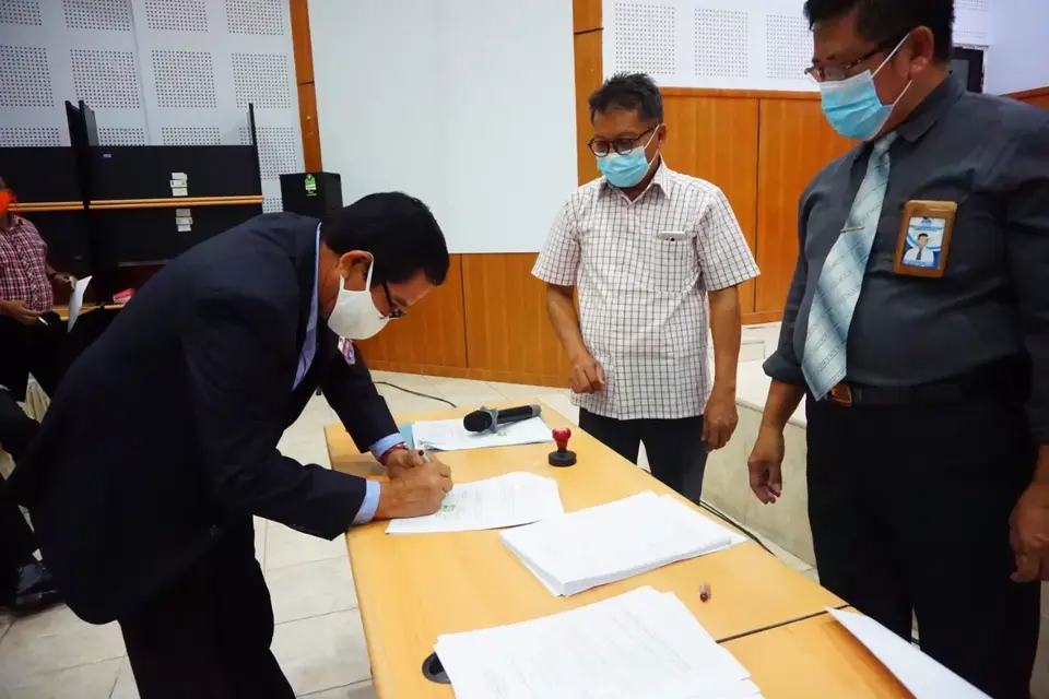 Tandatangani perjanjian, Unibos Salurkan 59 Beasiswa KIP-K