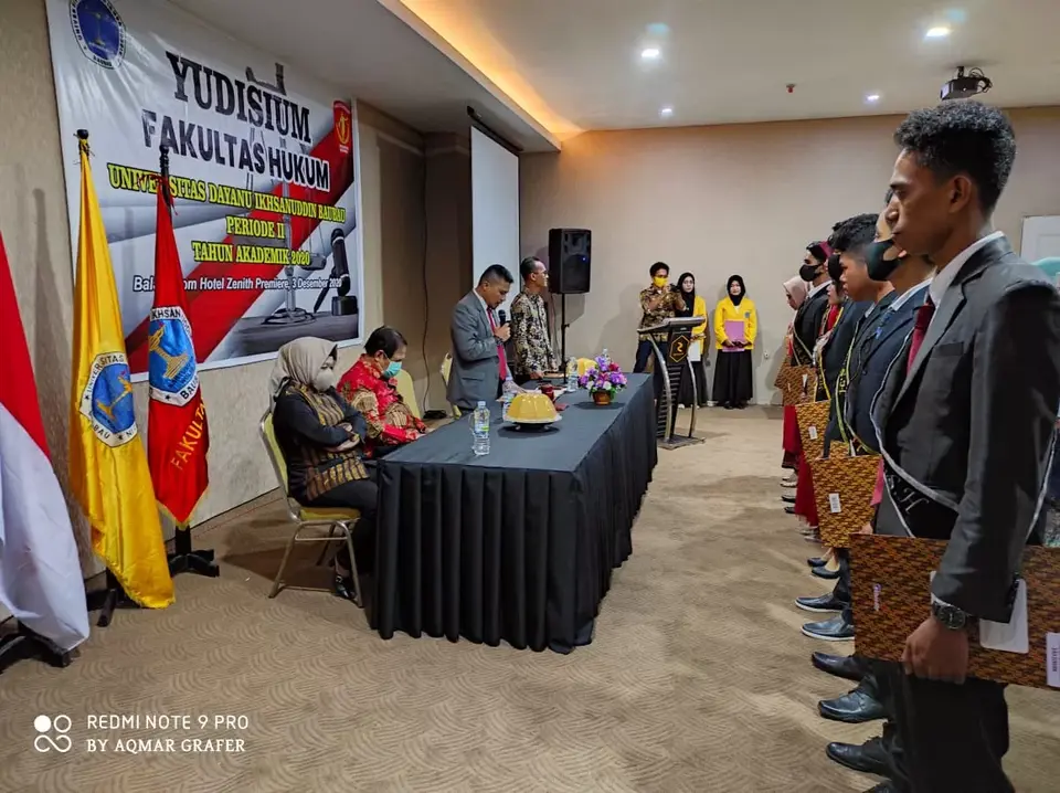 Unidayan Telurkan 26 Sarjana Hukum Baru