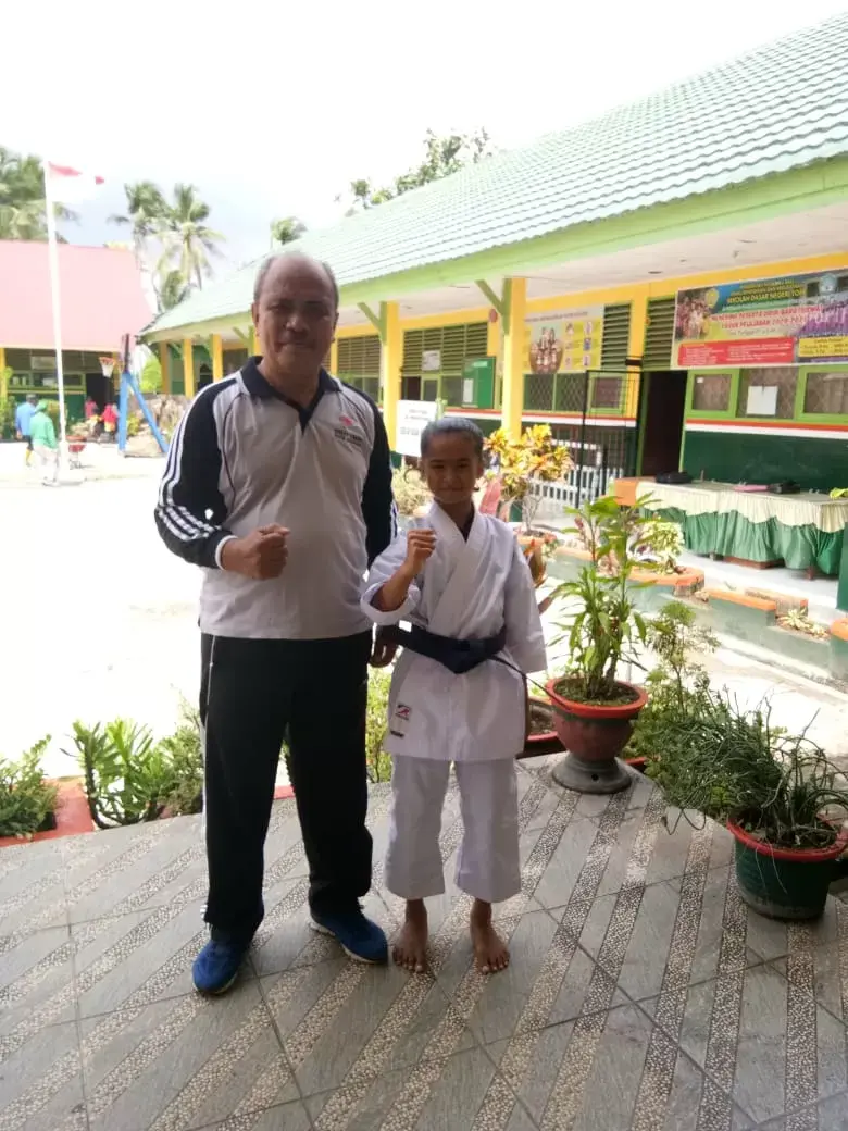Siswi SDN 1 Topa Wakili Sultra Lomba KOSN Cabang Karate Tingkat Nasional