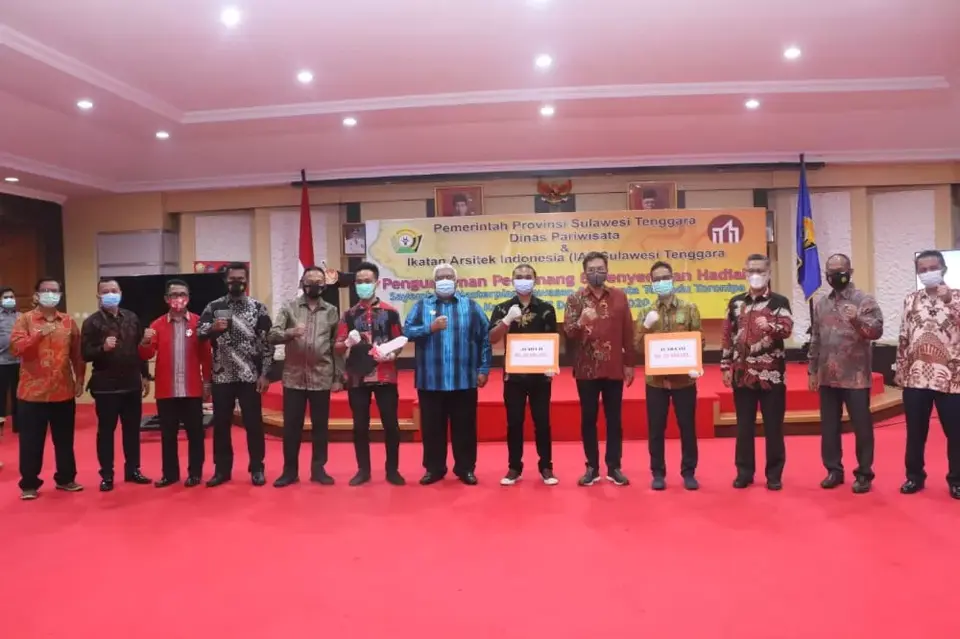 Pemprov Sultra Umumkan Pemenang Sayembara Desain Masterplan Wisata Toronipa