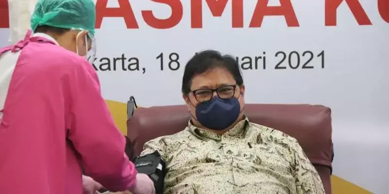 Jadi Pendonor Plasma Konvalesen, Ternyata Airlangga Pernah Positif Cavid-19, ProDEM: Tidak Adil, Sementara Rakyat Diminta Jujur