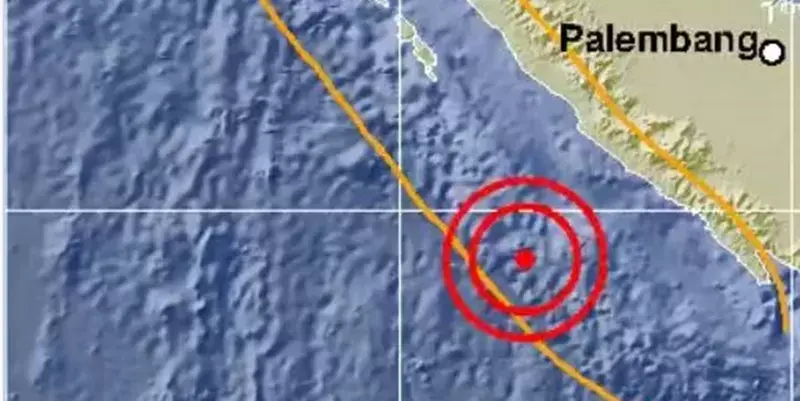 Gempa Magnitudo 6,5 Guncang Bengkulu