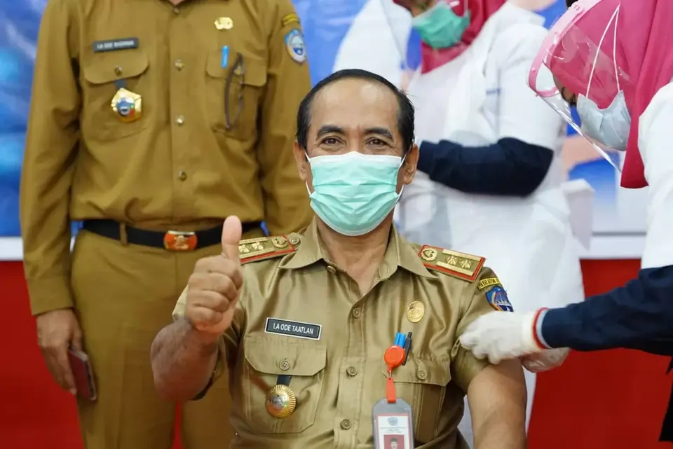 Buton Selatan Mulai Vaksinasi Covid-19