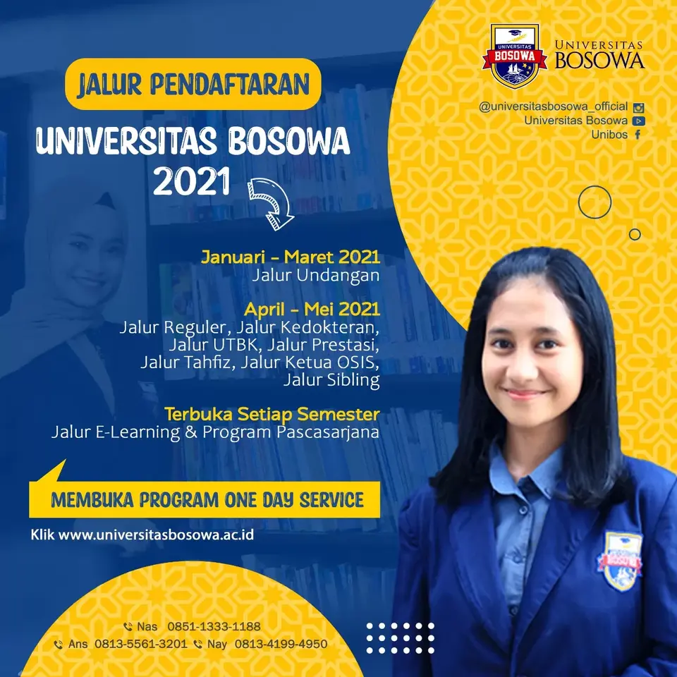 10 Jalur Pendaftaran Camaba Unibos Tahun 2021