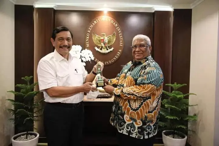 Bertemu Menteri, Gubernur Ali Mazi Bahas Relokasi Pemukiman Pasarwajo dan KEK Aspal Buton