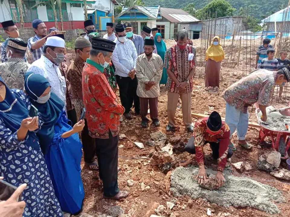 Desa Baruta Analalaki Bangun Masjid Ketiga Beranggaran Rp 2 Miliar