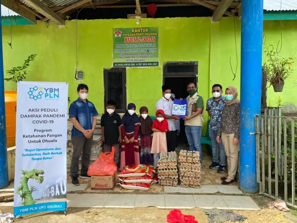 YBM PLN UP3 Baubau Salurkan Program Ketahanan Pangan
