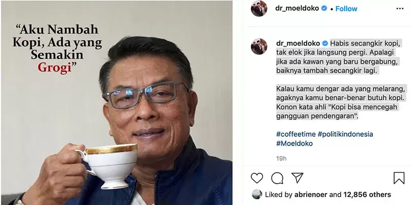 Moeldoko: Kenapa Untuk Ngopi Saja Harus Pakai Lapor
