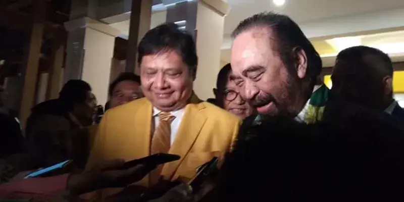 Golkar Bantah Pertemuan Airlangga-Surya Paloh Bahas Konvensi Capres