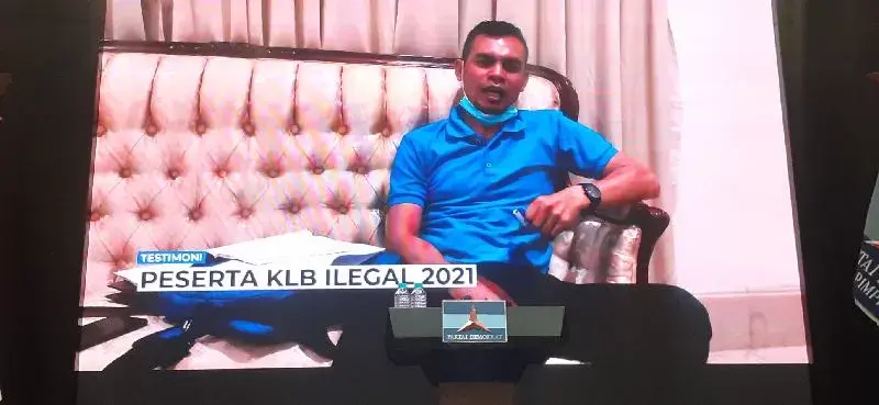 Dijanjikan Rp 100 Juta Untuk Ikut KLB, Waketum DPC PD Kotamobagu Akhirnya Menyesal Hanya Dapat Rp 5 Juta