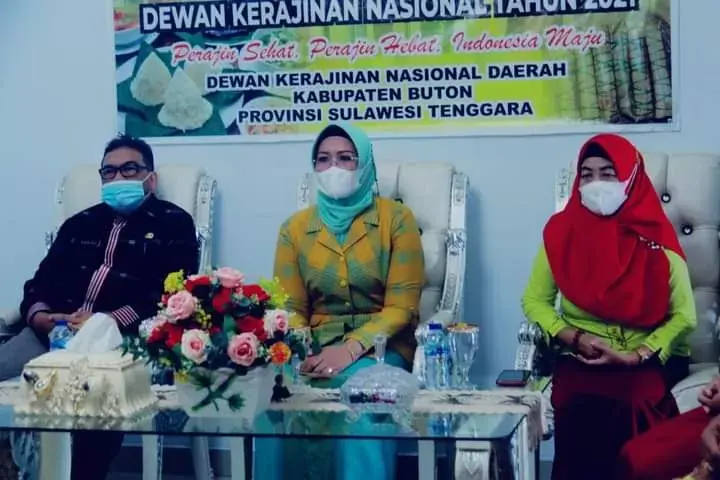 Dekranasda Buton Ikuti HUT Dewan Kerajinan Tangan Nasional ke-41