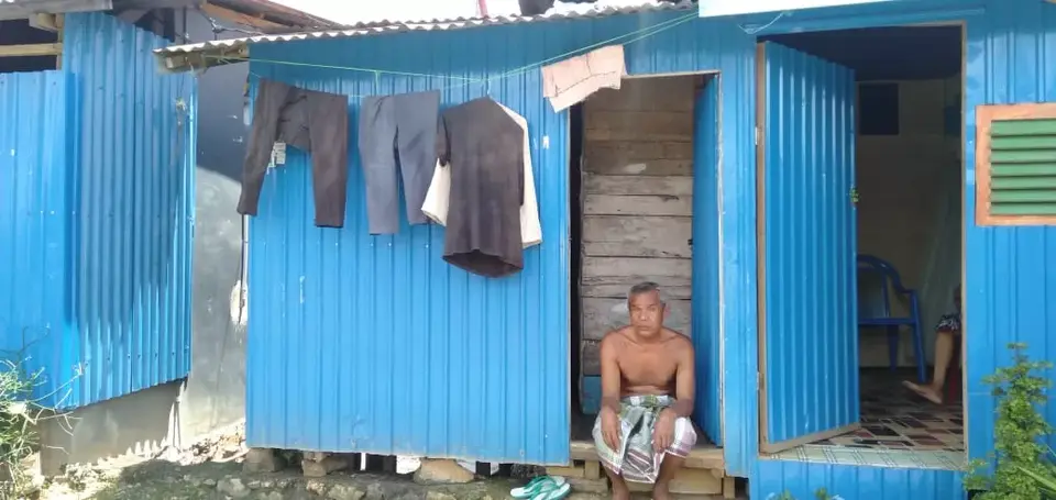 Tempat Tinggal Digusur, Kakek Buta di Baubau Butuh Uluran Tangan