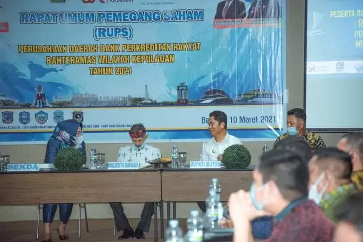 Pemkab Buton Ikut Rapat Pemegang Saham Bank Bahteramas Sultra