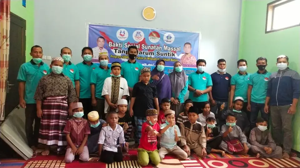 Songsong Nisfu Sya'ban 1442 H, ljtihad Qur'ani dan PPHQ Makmur Hamidah Baubau Gelar Sunat Massal
