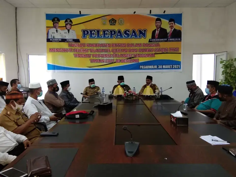 Alimani Lepas Kafilah Buton, Harap Raih Prestasi