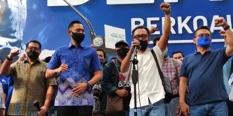 Puluhan Aktivis ProDem Temui AHY, Iwan Sumule: Kami Harap Demokrat Lawan Kesewenang-wenangan Rezim Sontoloyo