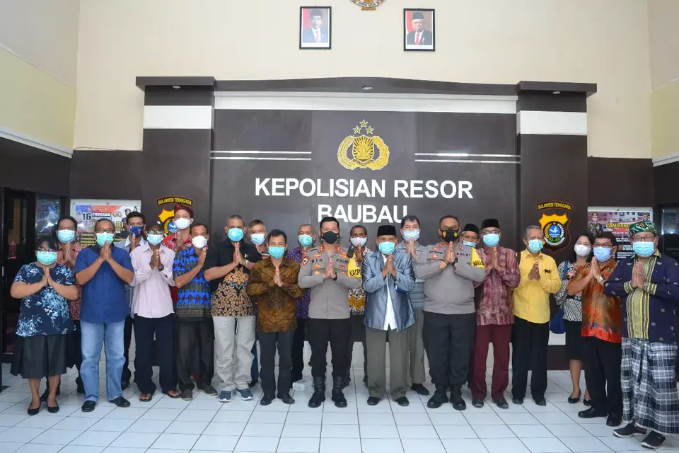 Polres Baubau Bersama FKUB Kota Baubau Sepakat Berantas Terorisme