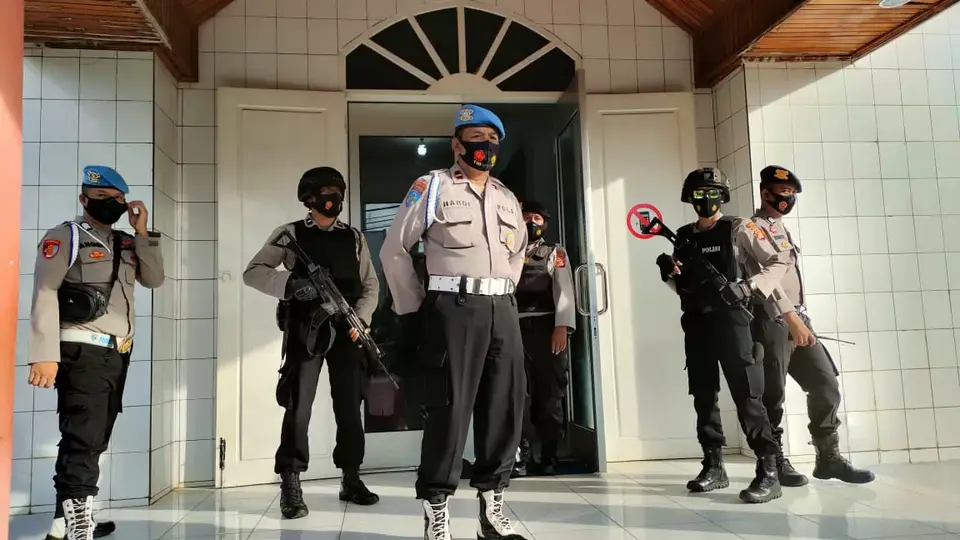 Polres Baubau Sterilisasi dan Jaga Ketat Gereja Saat Jumat Agung