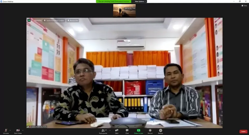 Pemkab Buton Diskusi Meja Bundar Jejaring Global Kepala Daerah Pesisir II